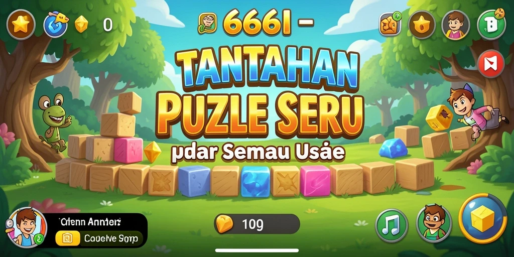 Tampilan gameplay menantang dari 666I yang penuh teka-teki.