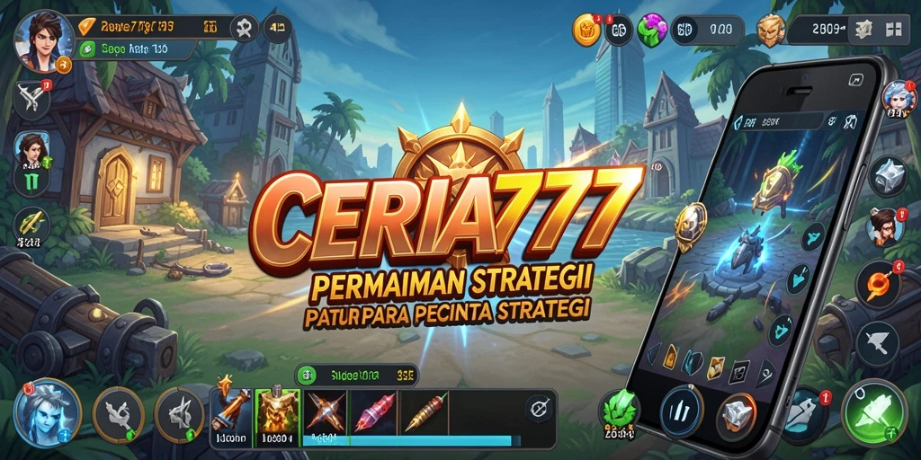 Tampilan gameplay menarik dari CERIA777 yang menunjukkan berbagai strategi.