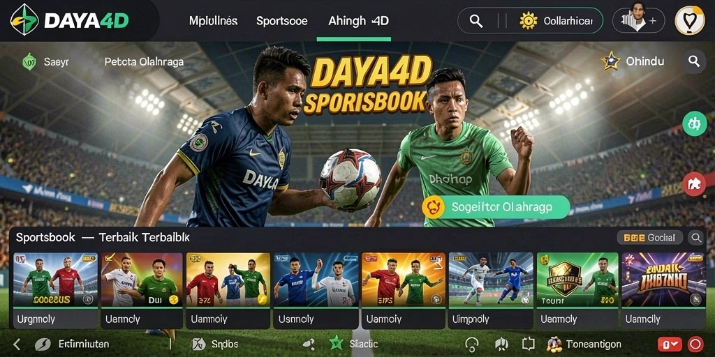Tampilan screenshot utama dari gameplay Sportsbook DAYA4D.