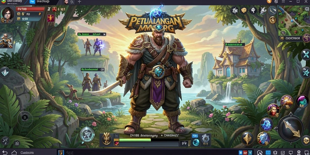 Tampilan gameplay seru dan interaktif di DV188.
