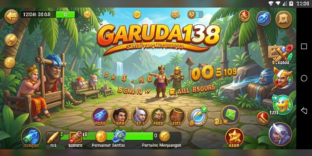 Tampilan permainan GARUDA138 yang seru dan penuh warna.