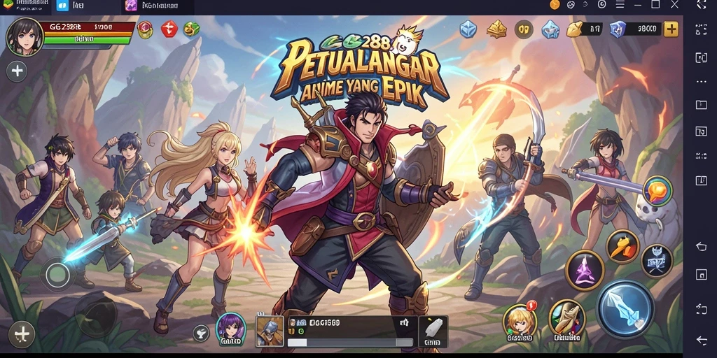 Tangkapan layar GG288 menampilkan aksi pertarungan dalam dunia Anime yang menakjubkan.