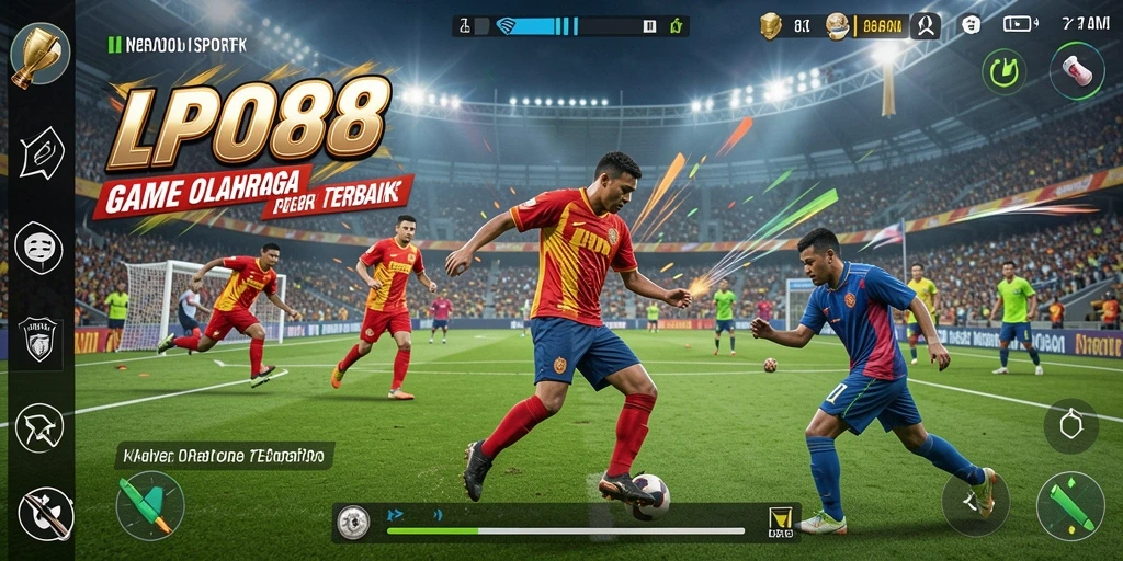 Tampilan gameplay LPO88 yang menegangkan dan penuh aksi olahraga.