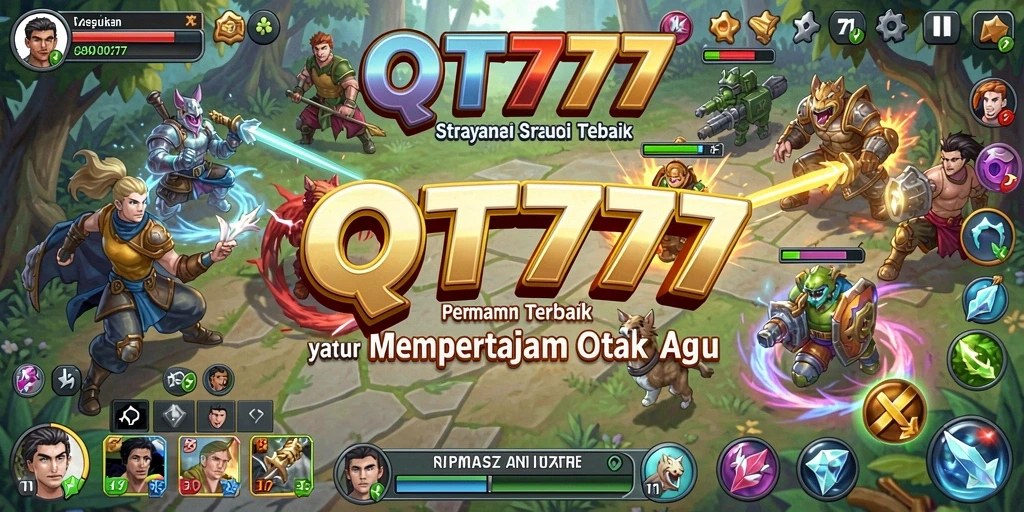 Tampilan gameplay QT777 yang menegangkan dan strategis.