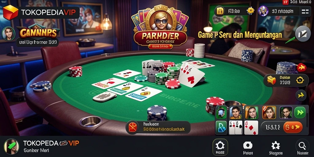 Pengalaman bermain Poker yang seru dan mendebarkan di TOKOPEDIAVIP.